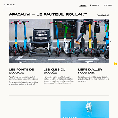 Capture d'écran du site Mullenlowe